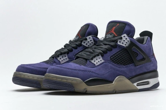 Cheap EP AJ4-766302 AJ4-766302 Travis Scott Purple Retro Air x Jordan 4 1229